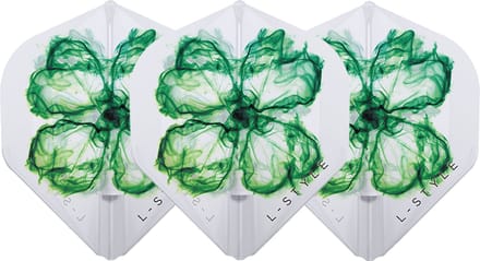 L-Style Champagne Flight EZ L1 Standard Robyn Byrne V2 Clear - Dart Flights