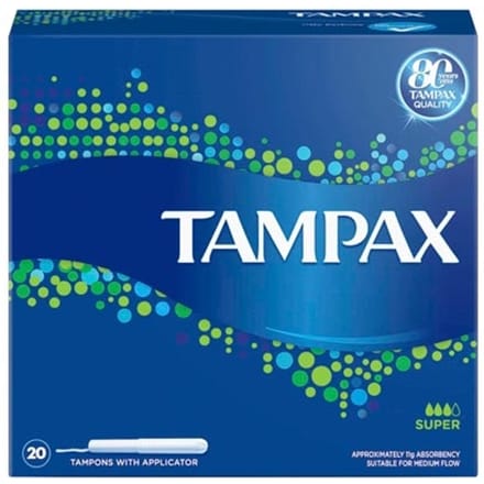 Tampax Cef Super Tampons - 20 Stuks