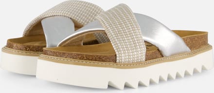 Tamaris Sandalen zilver Synthetisch - Dames - Maat 38