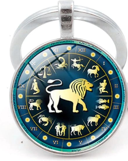 Leeuw sterrenbeeld sleutelhanger -horoscoop-sterrenbeeld-astrologie-gift-geschenk