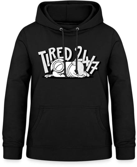Minions Stuart Tired 24/7 Hoodie Dames