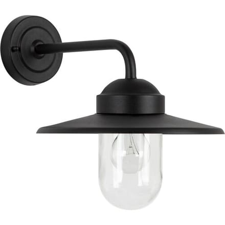 KS Verlichting Gusto Retro Stallamp Zwart met 8W Bewegingssensor LED