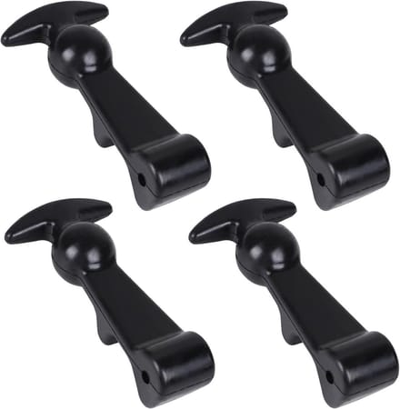 4X Elastische Bonnet Houder - Rubber Bonnet Lock T-Handle Spanner voor Tractor en Kasten Accessoires