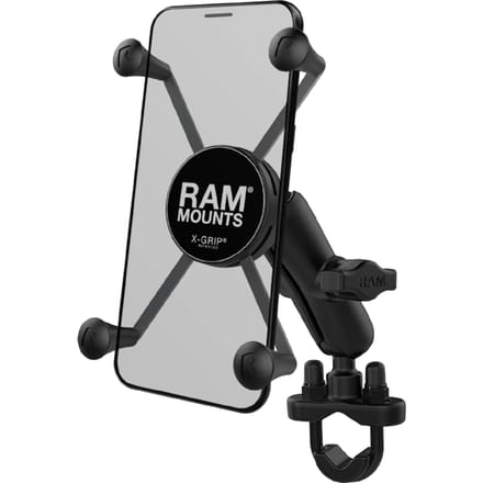 RAM Mounts X-Grip® U-Bolt Telefoonhouder Fiets / Scooter / Motor - Universeel - Groot - Zwart