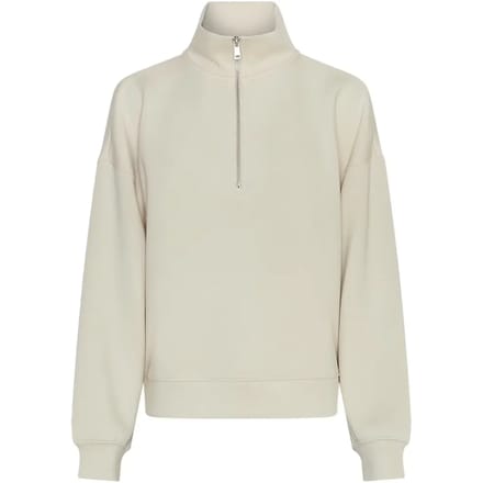Dames-sweatshirt met 1/4 rits Moss Copenhagen HIlliana Ima Q