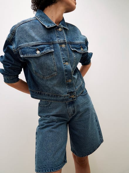 Lune Denim Bermuda Shorts
