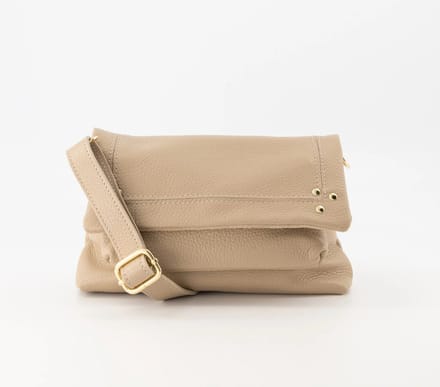 tas- taupe- leer- crossbody