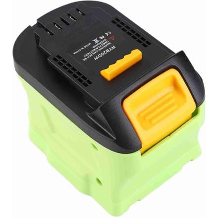 Batterijconverter Hoge Efficiëntie voor 18V naar 20V Lithium Batterij Elektrisch Gereedschap Adapter Ondersteuning USB