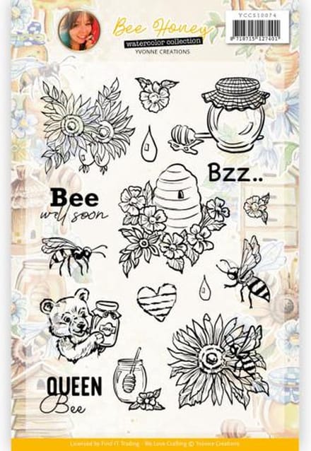 Clear Stamps - Yvonne Creations - Bee Honey