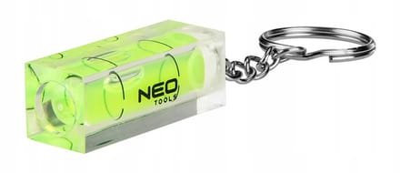 NEO TOOLS 71-225 Mini-waterpas-sleutelhanger - Compact en nauwkeurig