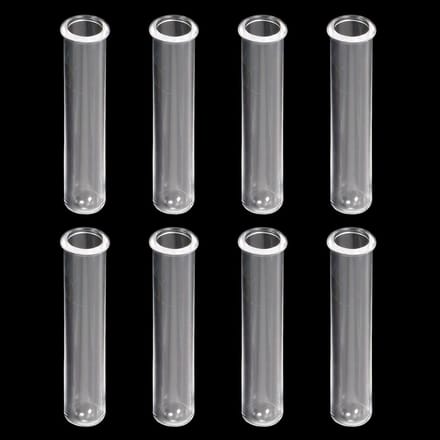 Set van 8 Herbruikbare en Duurzame Acryl Testbuizen voor Bloemarrangementen en Laboratoriumgebruik