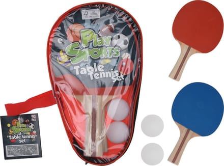 Tafeltennisset met 2 Bats en 2 Ballen.
