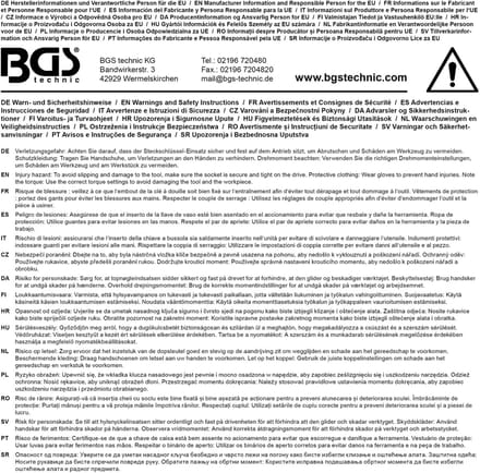 BGS Dopsleuteldop Gear Lock - 1/4 - 5,5 mm