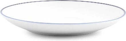 BonBistro Schotel 14,5cm blue rim Basic White (Set van 6)