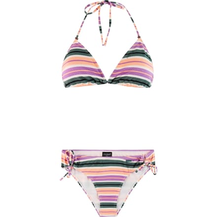 Protest PRTMatch - Triangel bikini set Dames - Koordsluiting - Uitneembare vulling - Normale pasvorm - Medium dekking - Crème