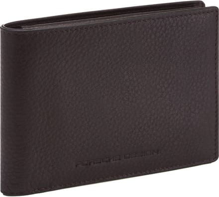 PORSCHE DESIGN Leren Portemonnee Business Wallet 4 Wide Dark Brown Bruine