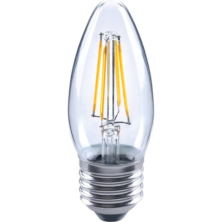 Sylvania LED kaarslamp E27 4,5W 827 filament helder