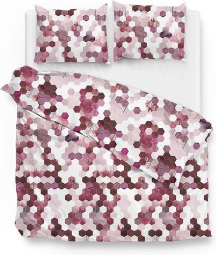 ZoHome Pax Dekbedovertrek - Litsjumeaux - 240x200/220 cm - Pink