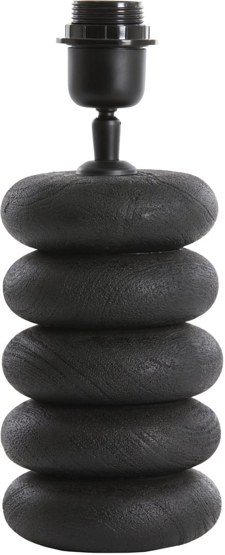 Light & Living Tafellamp Budongo 21cm hoog - Zwart