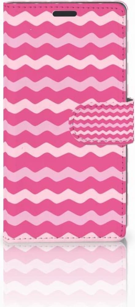 Sony Xperia Z3 Telefoon Hoesje Waves Pink