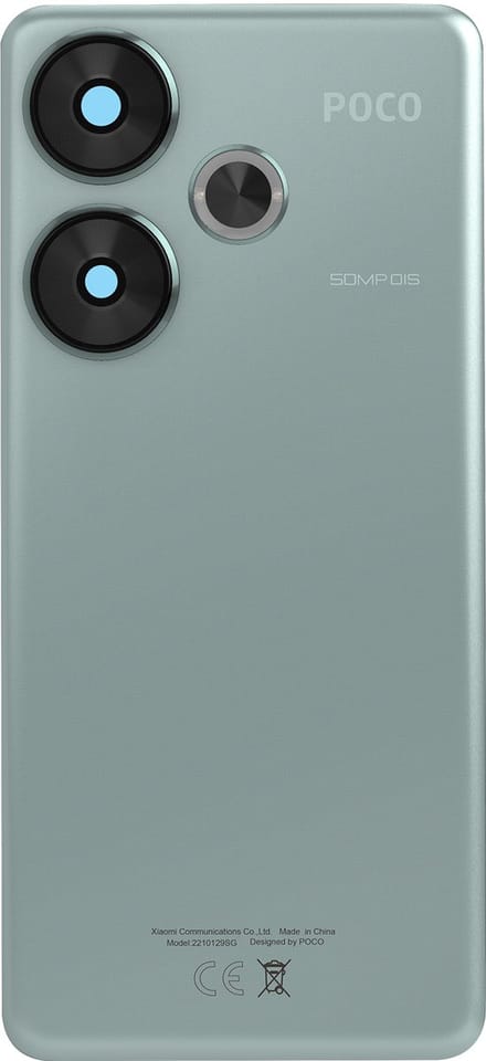 Xiaomi, Batterij cover voor Xiaomi Poco F6 Service Pack, Groen