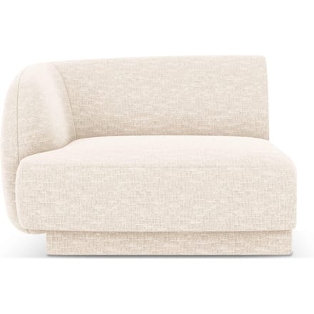Modulair hoekelement Miley links chenille | Micadoni Limited Edition