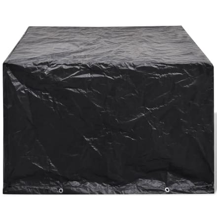 vidaXL - Tuinmeubelhoezen - poly - rattan - 2 - st - 4-persoons - 113x113 - cm