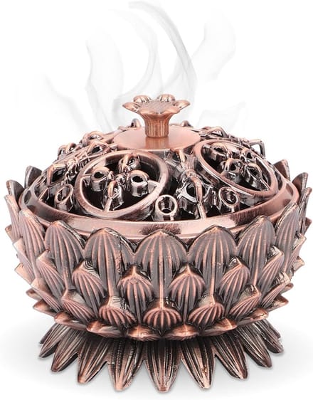 Dailygoods- Wierookbrander Antiek - Wierookhouder - Zinklegering