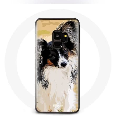 Case voor Samsung Galaxy S9 Continental Miniatuur Spaniel Vlinder Hondenras