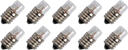 Signaallamp E14 240V - 10 stuks - T16 Neonlamp Ø16mm - 30mm - 2500K - Dimbaar - Rood