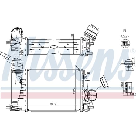 Intercooler NISSENS 961584