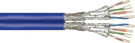Goobay CAT7a+ S/FTP Duplex installatiekabel - 100 meter