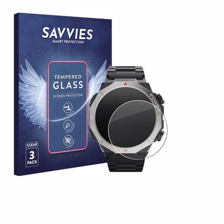 Savvies - Glas Screenprotector voor Ddidbi S10 1.39" - Gehard Beschermglas 9H 3 Stuks