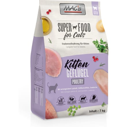 MAC's Kitten Kattenvoer - Gevogelte - 7 kg