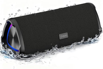 Draagbare Bluetooth Speaker met 24 Uur Speeltijd en IPX6 Waterdicht