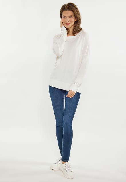 usha Jumper Dames wit