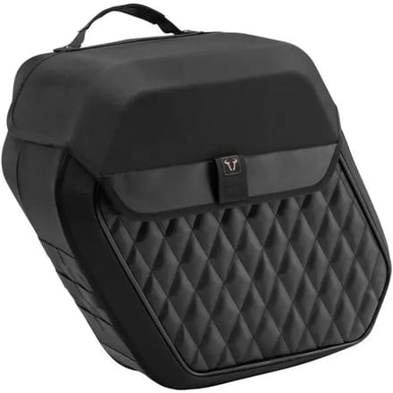 Polyester/leren zijkoffer voor linker slh SW-Motech LH2 Legend Gear . 25,5 l. 600D