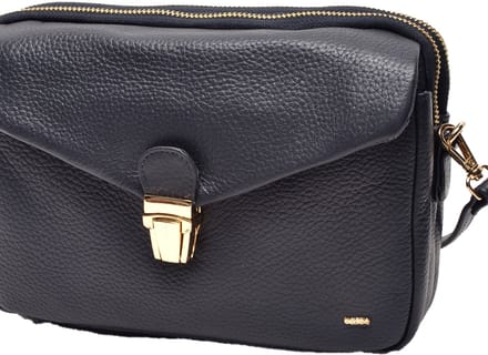 Berba | Avignon | Crossbody-tas | Dames | Donkerblauw | Leer