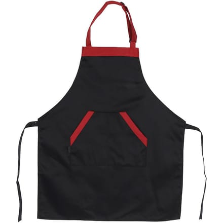 Tablier de cuisine unisexe pour café, restaurant, maison, cuisine, noir red