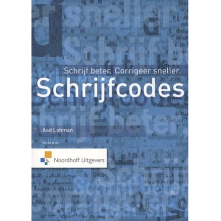 Schrijfcodes - Aad Lohman