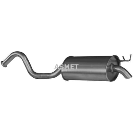 Geluiddemper achter ASMET 10.040