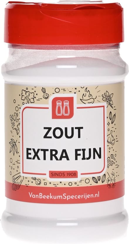 Van Beekum Specerijen - Zout Extra Fijn - Strooibus 320 Gram
