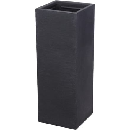 4gardenz® Stone Pilaar Plantenbak Bloempot 30x30x80 cm - Steengrijs