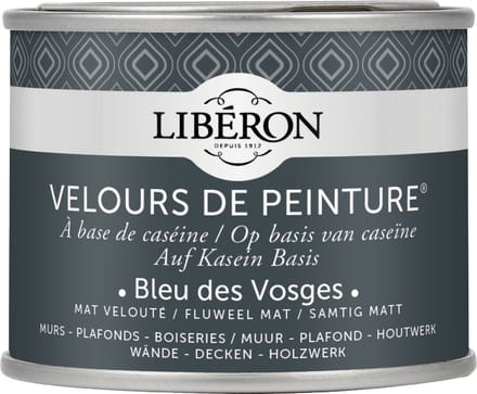 Liberon Velours De Peinture Muurverf - Mat - Bleu Des Vosges - 0,125l
