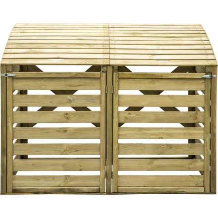 Intergard Kliko ombouw container ombouw klikoberging klikokast containerberging dubbel 156x122x92cm
