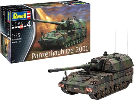 Revell Modelbouwpakket Militaire voertuigen - 03279 Panzerhaubitze 2000 Plastic - 1:35 - Modelbouw