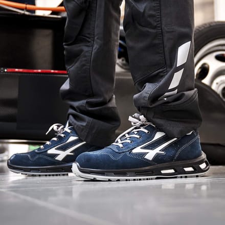 Blauwe S1P SRC Veiligheidsschoenen voor Heren - Lichtgewicht en Flexibel