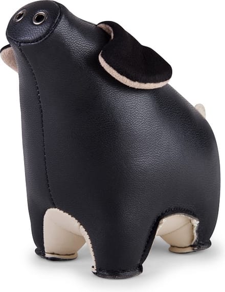 Zuny Pig-Zwart-Paperweight