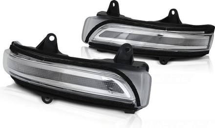 Spiegelknipperlichten - Toyota Land Cruiser 150 vanaf 2009 - LED - wit