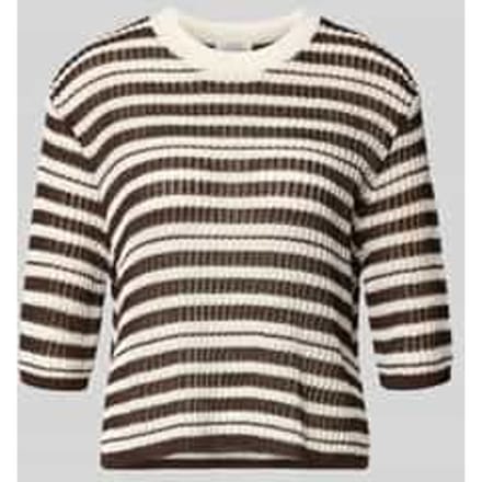 Gebreid shirt met 3/4-mouw model 'Punny'